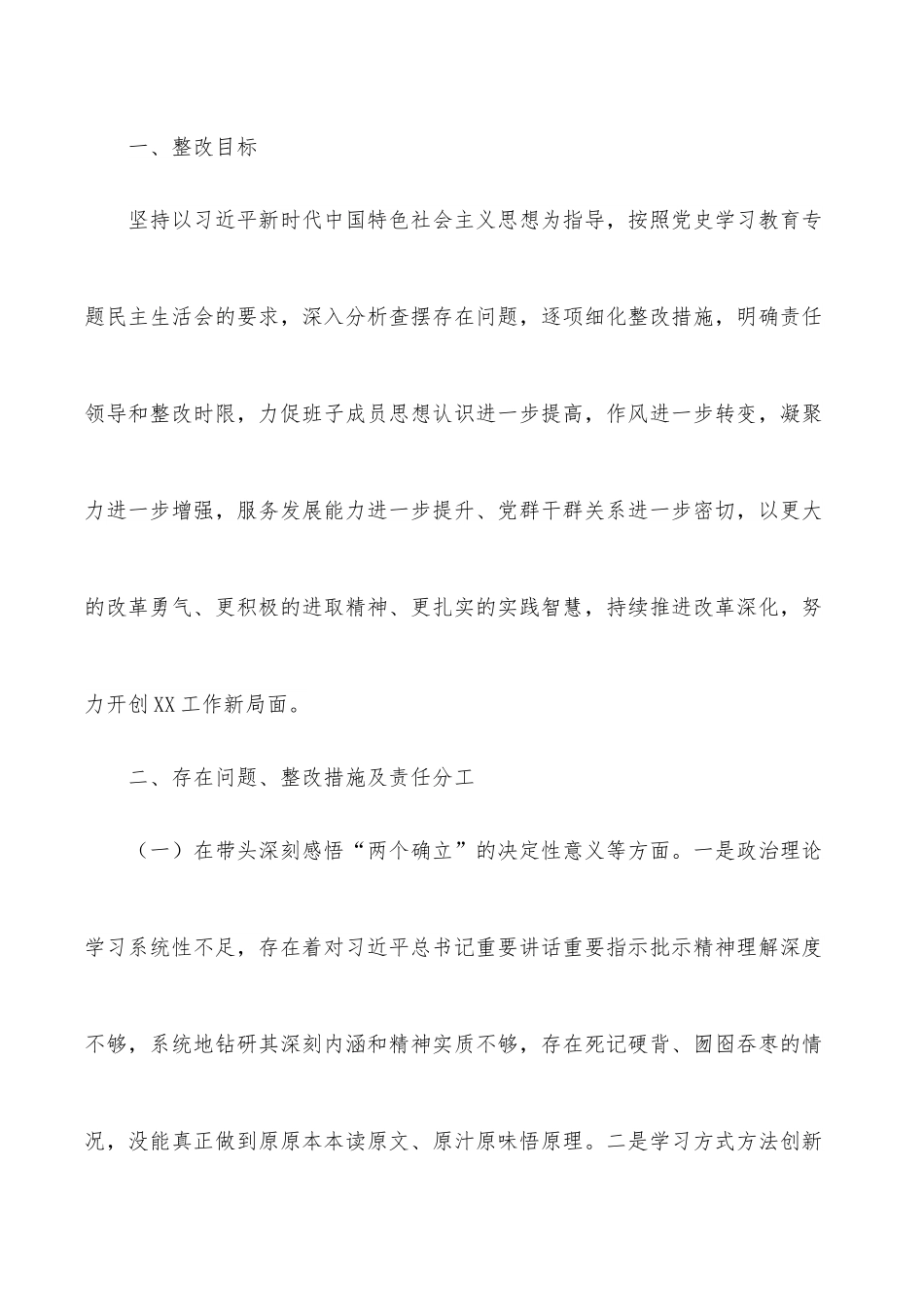 市级局党组班子学习教育专题民主生活会整改方案.docx_第2页