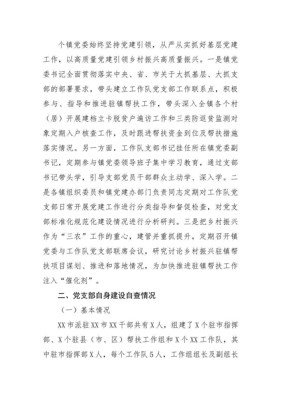 党支部标准化规范化建设自查情况报告.docx_第2页