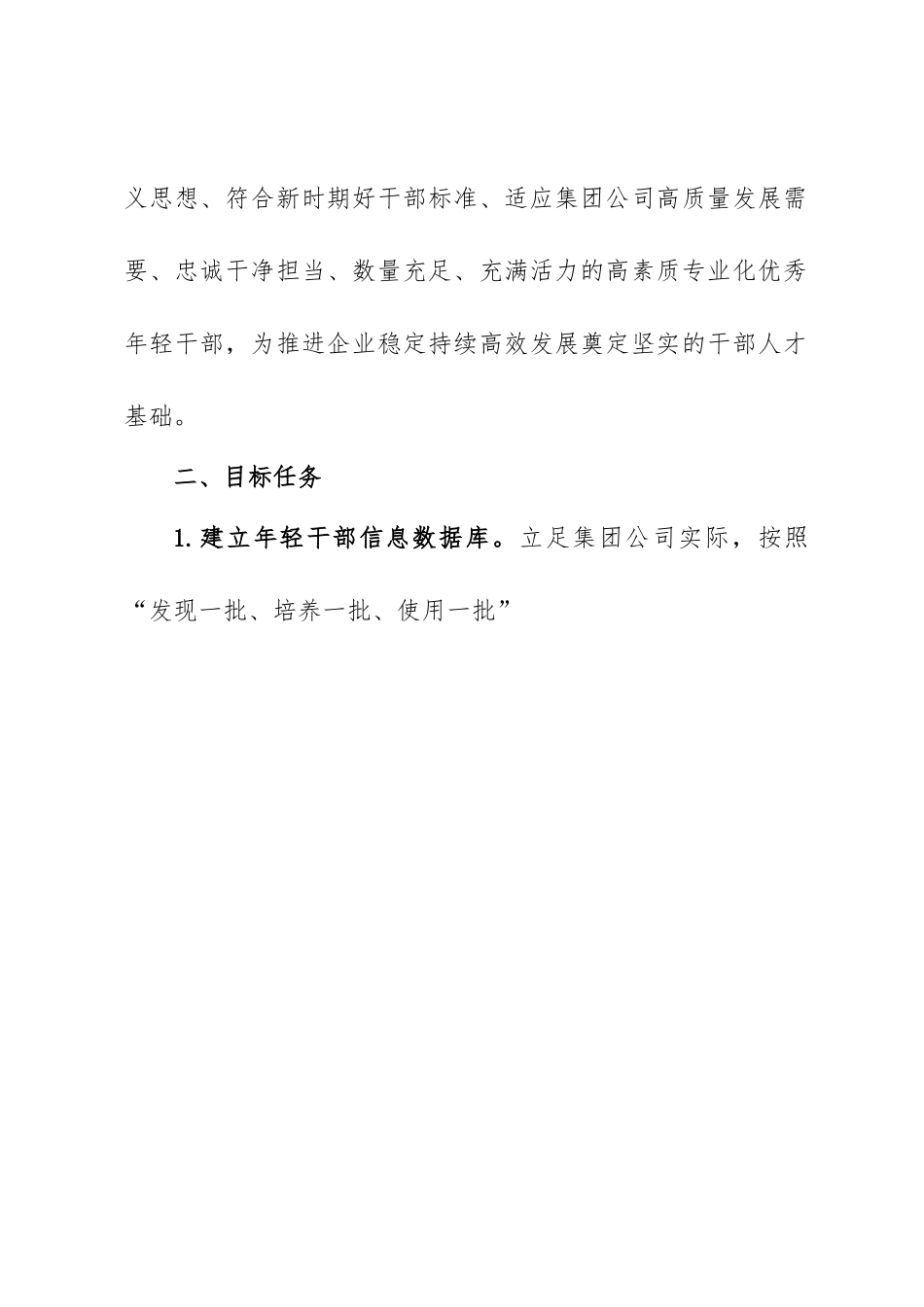 关于适应新时代要求大力发现培养选拔优秀年轻干部的中期规划方案.doc_第2页