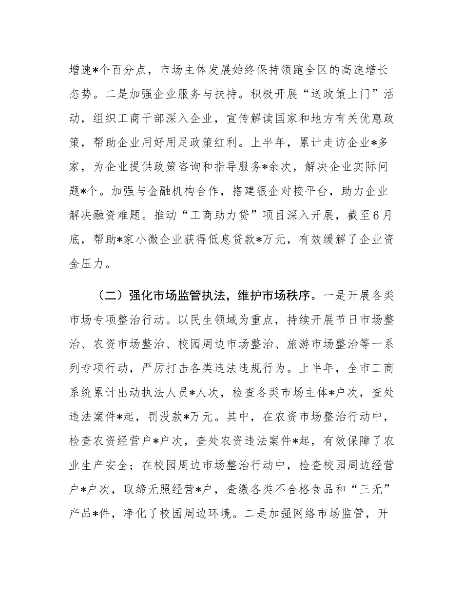 市工商局2025年上半年工作情况总结.docx_第2页