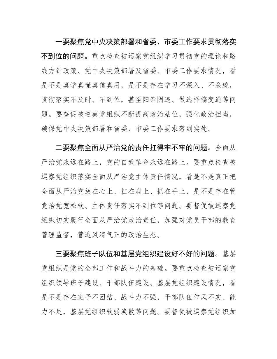 在五届市委第十四轮巡察工作动员部署会上的讲话.docx_第3页