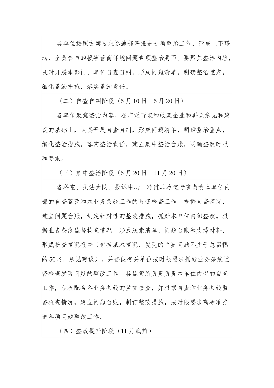 ××区市场监管部门损害营商环境问题专项整治工作实施方案.docx_第3页