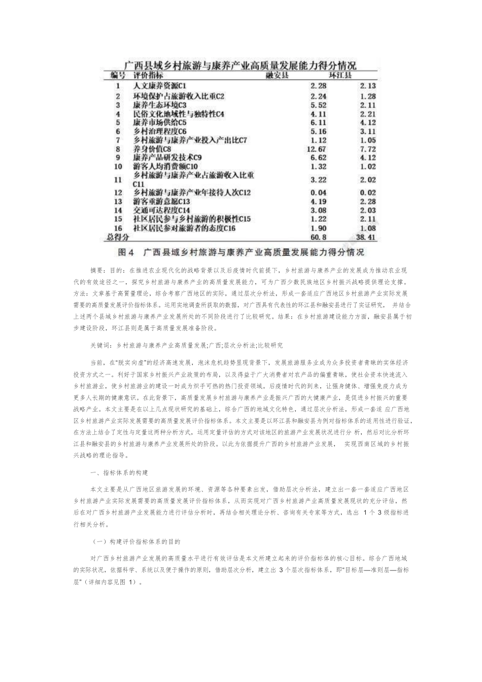 XX县域乡村旅游与康养产业高质量发展评估.docx_第2页
