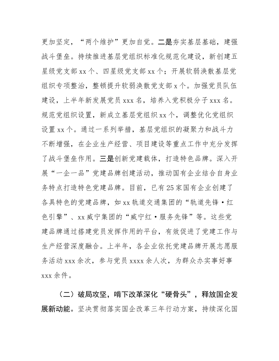 市国资委党委2025年上半年工作总结.docx_第2页