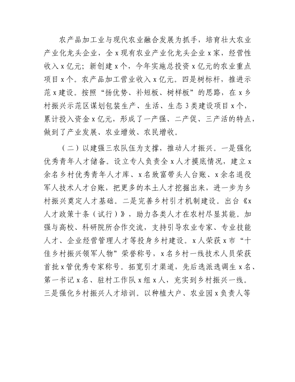 2023年乡村振兴工作开展情况的总结报告.docx_第2页