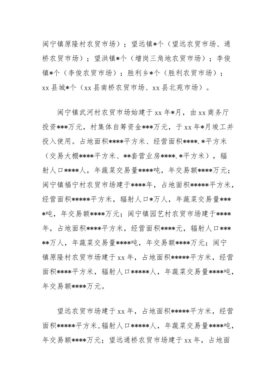 关于开展农产品流通基础设施建设运营情况的调研报告.docx_第3页