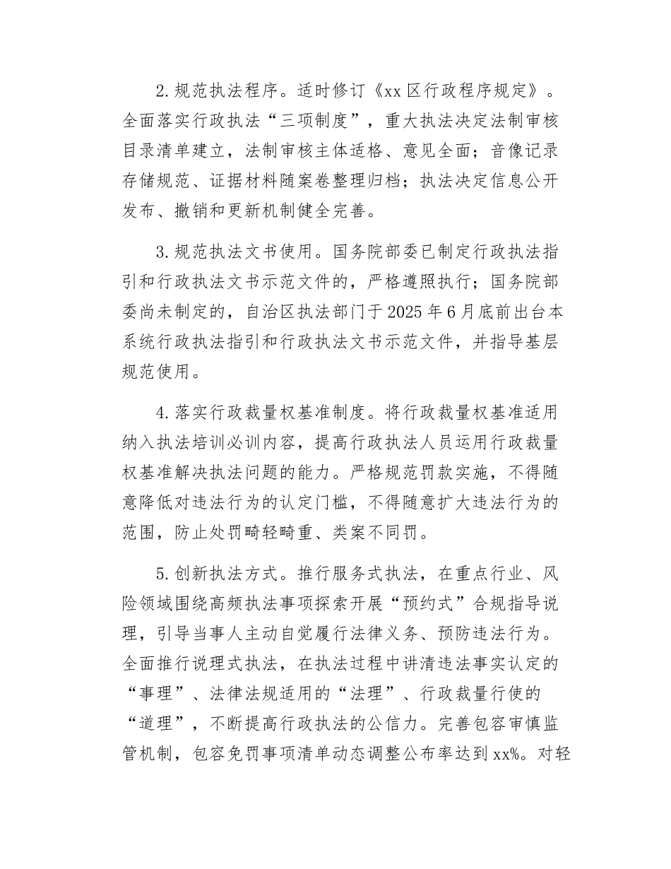 法治政府建设“四大行动2025年”工作实施方案.docx_第2页