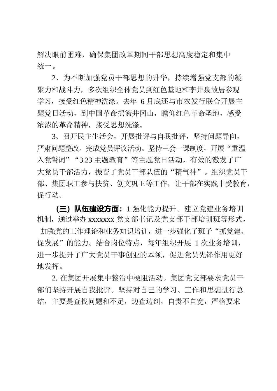 党支部：关于xxxxx党支部报告(20230528).docx_第3页