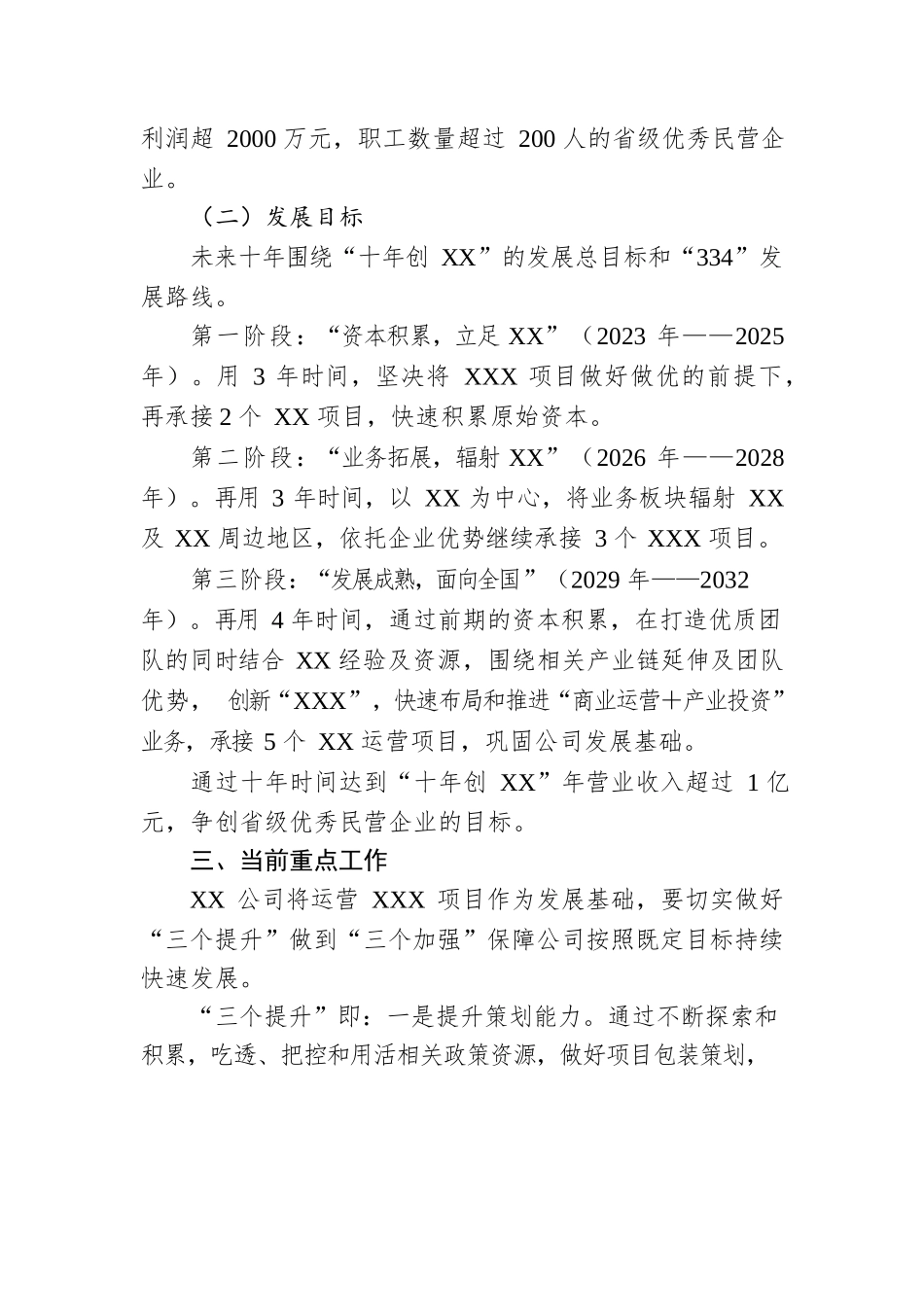 公司未来十年发展规划.docx_第3页