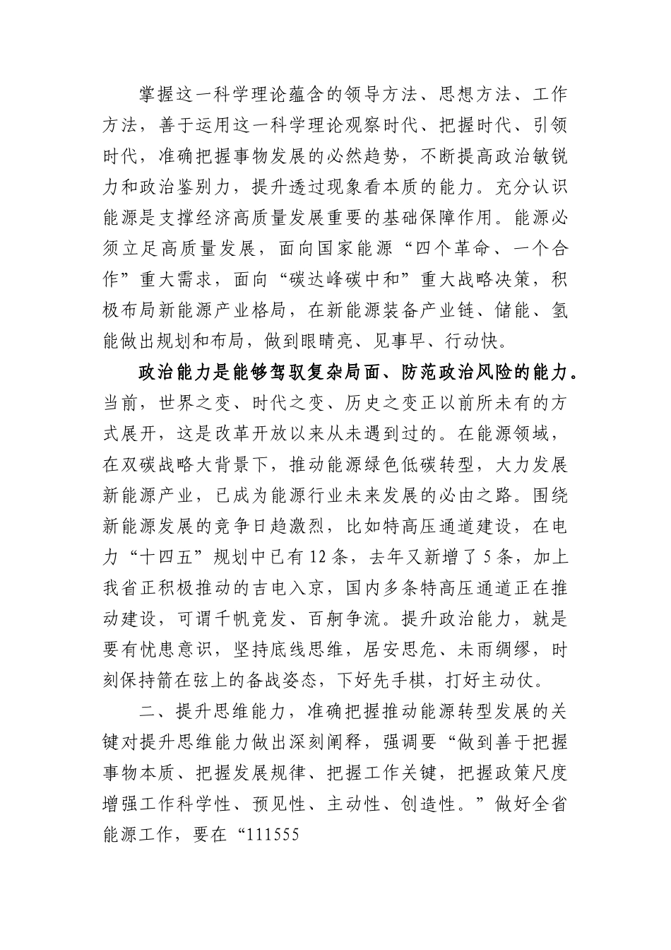 专题党课：锚定双碳目标着力提升“三个能力”坚决扛起能源高质量发展重任.docx_第3页