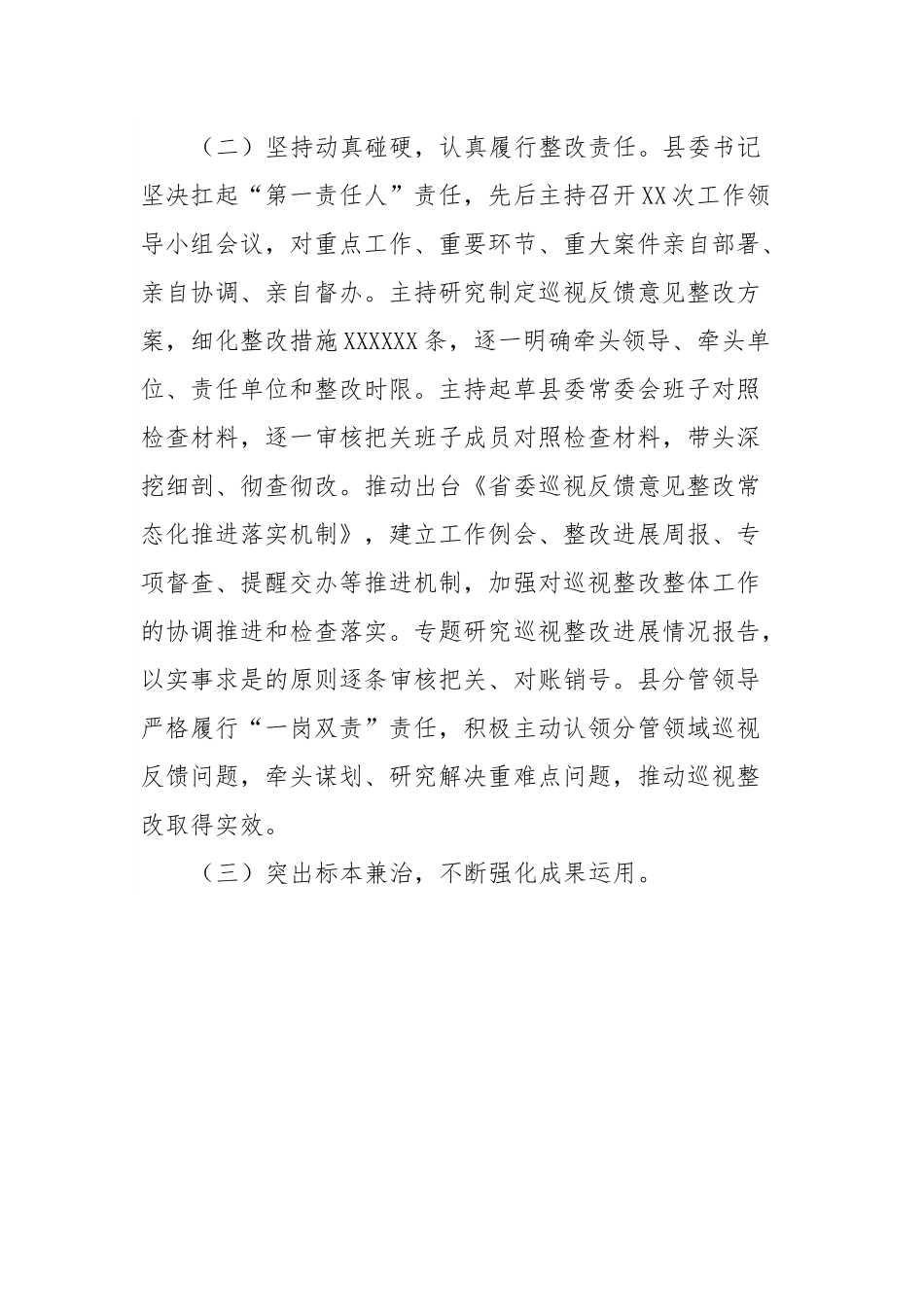 某县县委关于巡视整改进展情况报告.docx_第3页