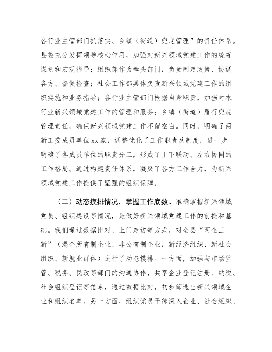 县委书记在新兴领域党建工作座谈会上的讲话.docx_第2页