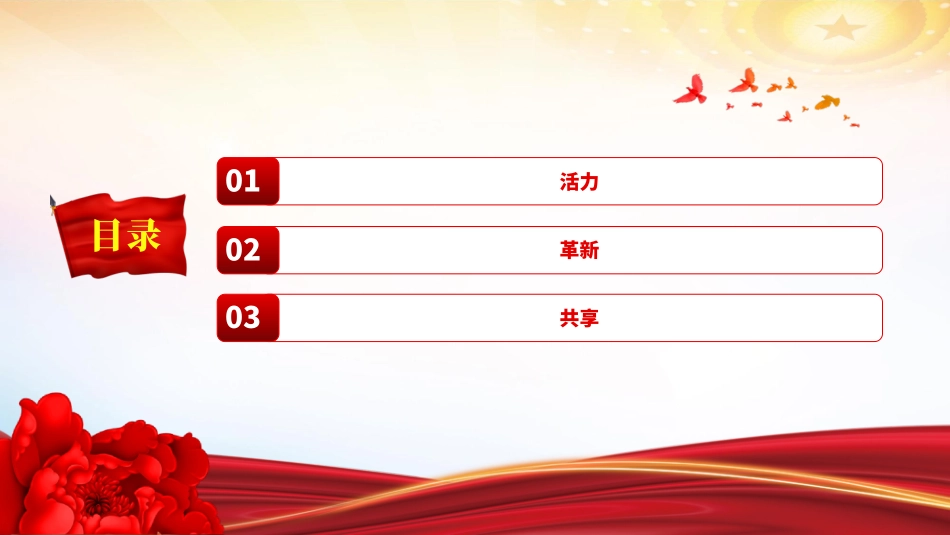 2024从中国两会看高质量发展新蓝图PPT创意华美两会专题微党课下载.pptx_第3页