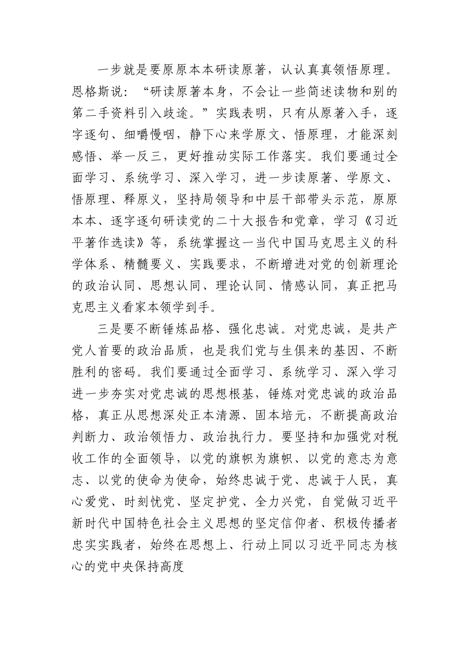 税务专题党课：学思践悟守初心实干担当谱新篇.docx_第3页