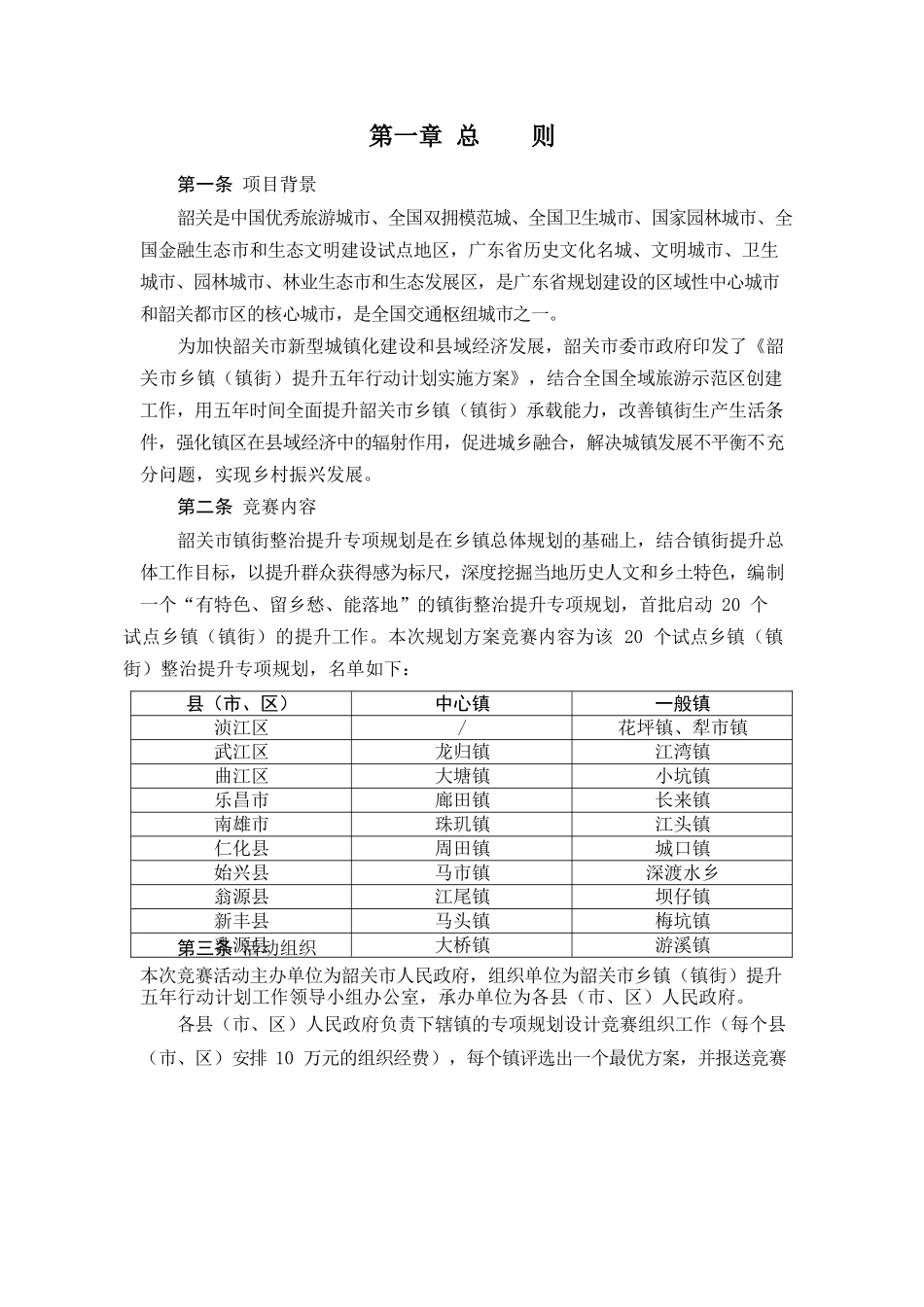 韶关市镇街整治提升专项规划设计大赛竞赛文件（终）.docx_第3页