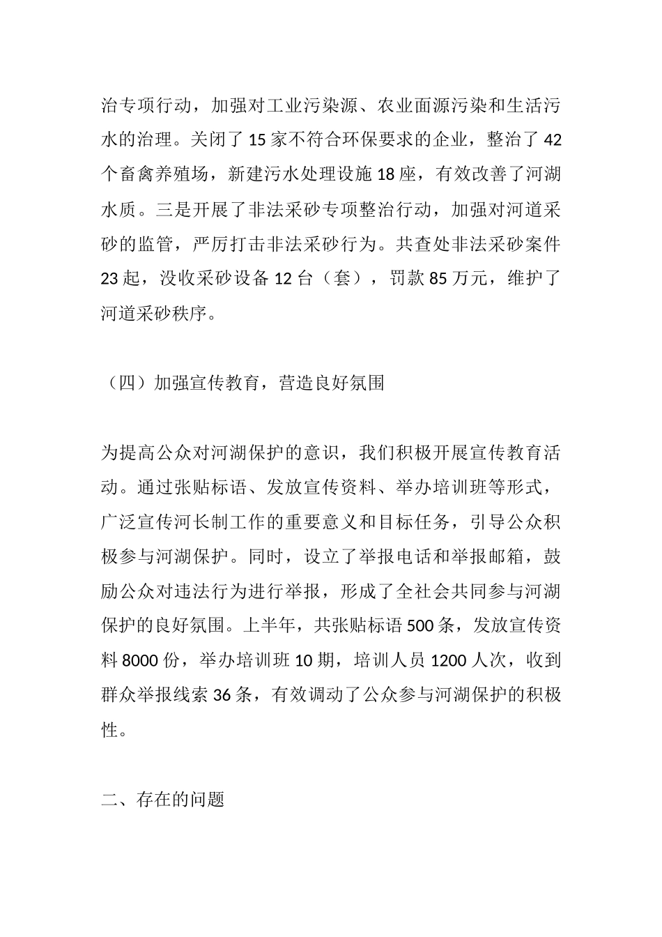 2025年上半年河长制工作表态性发言.docx_第3页