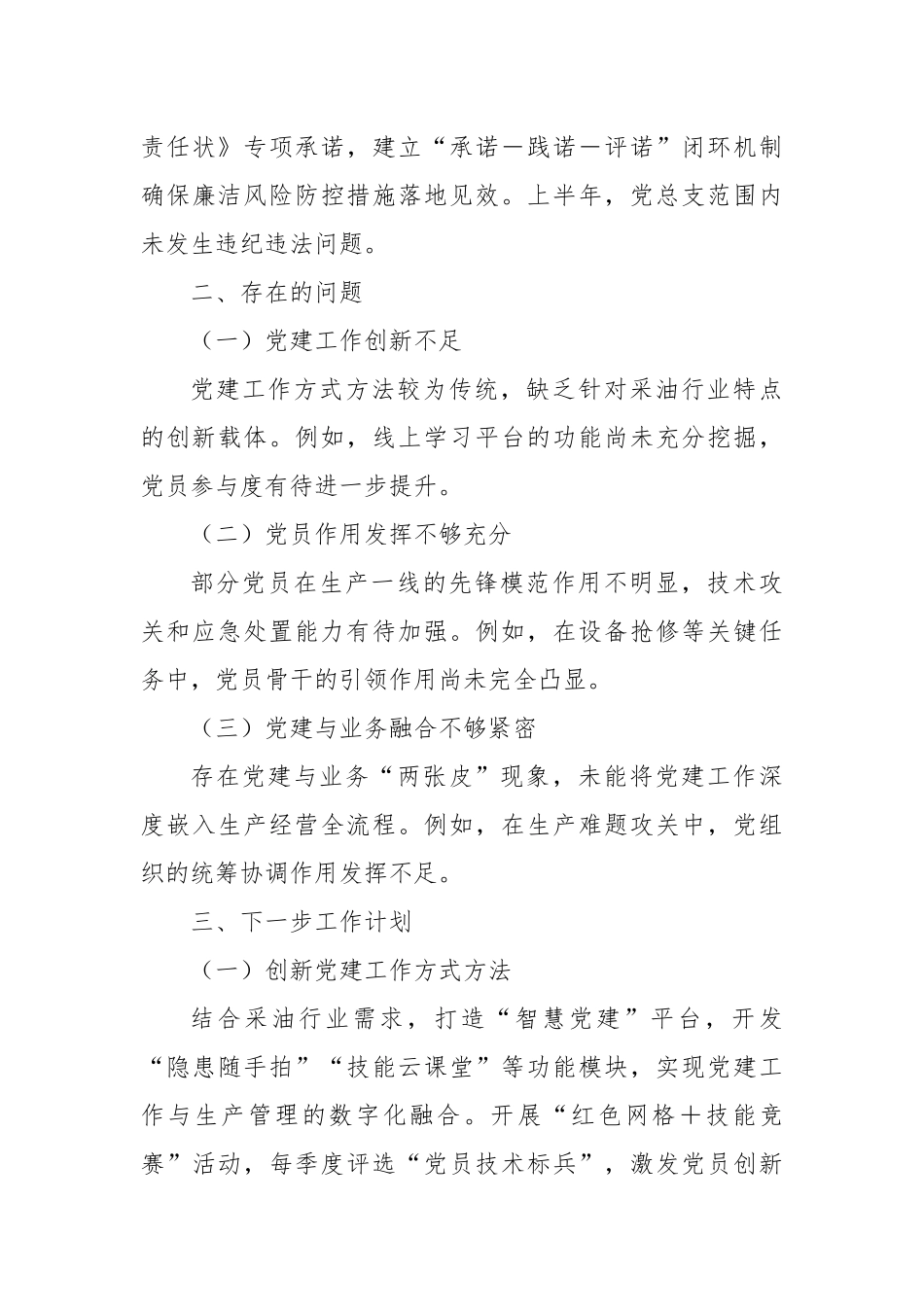 党总支书记2025年上半年述职报告.docx_第3页
