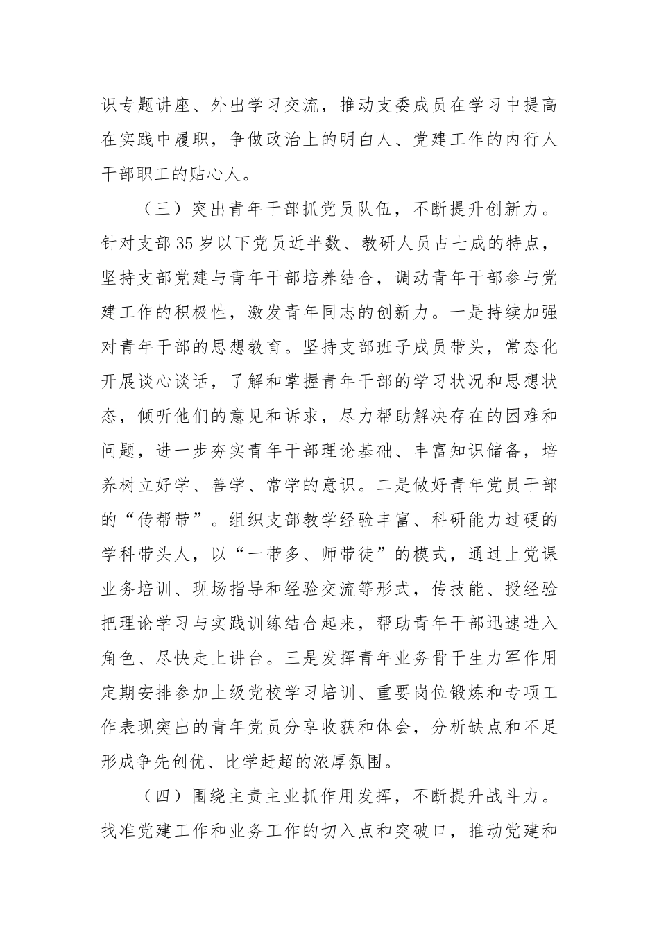 市委党校党支部落实全面从严治党主体责任.docx_第3页