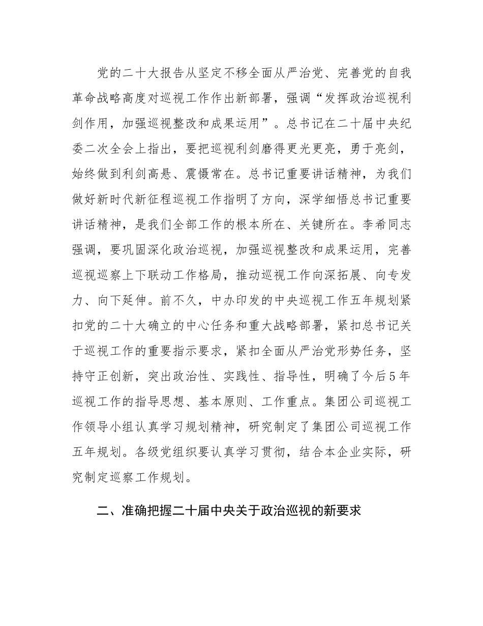 在2025年党组巡视动员部署会上的讲话.docx_第2页