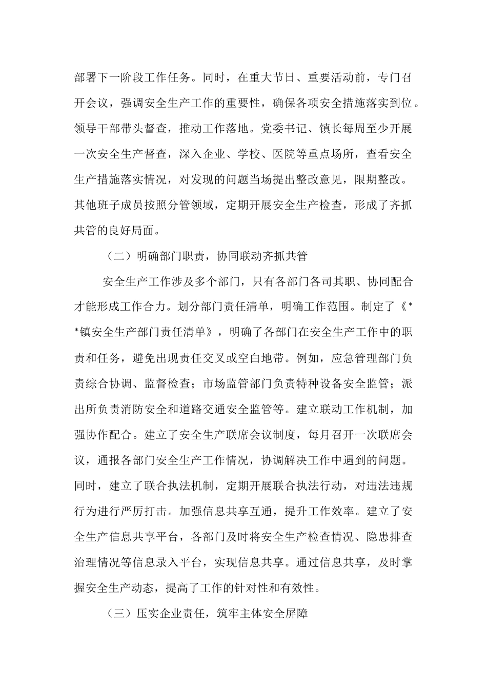 镇党委书记在全县安全生产工作会上的经验交流发言.docx_第2页