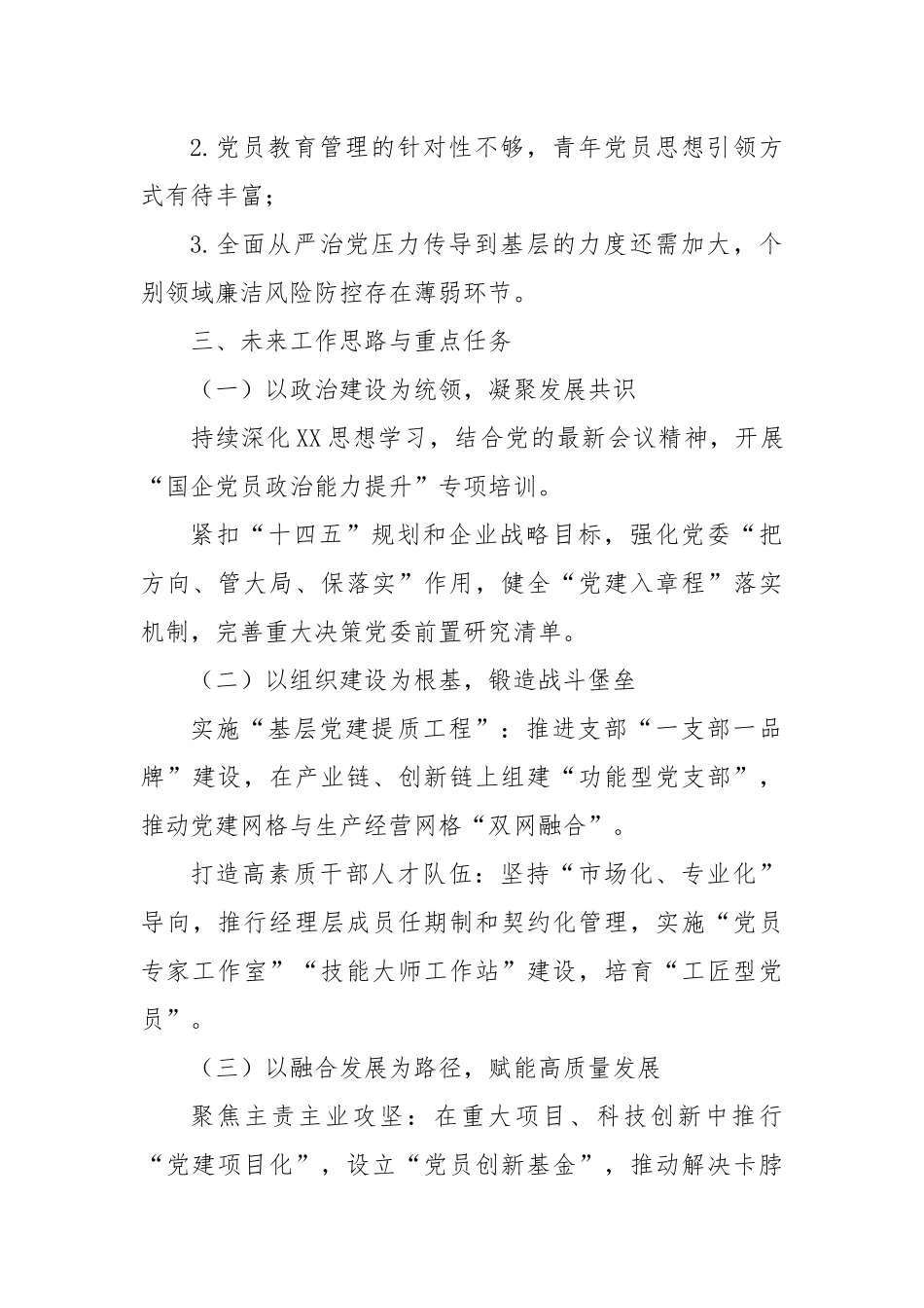 2025年XX国企党组织委员会换届工作报告.docx_第3页