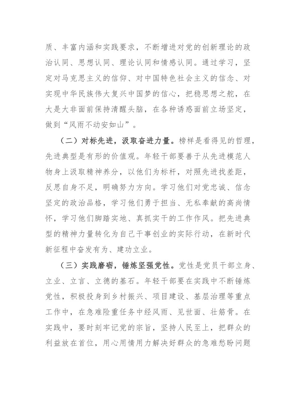 县委书记为关键岗位新提拔年轻干部讲专题党课讲稿.docx_第2页