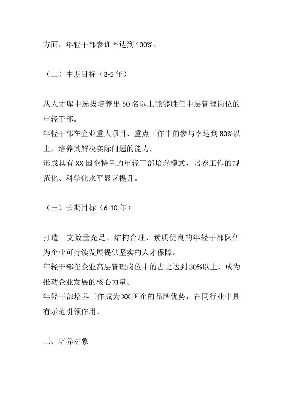 XX国企年轻干部培养规划.docx_第2页