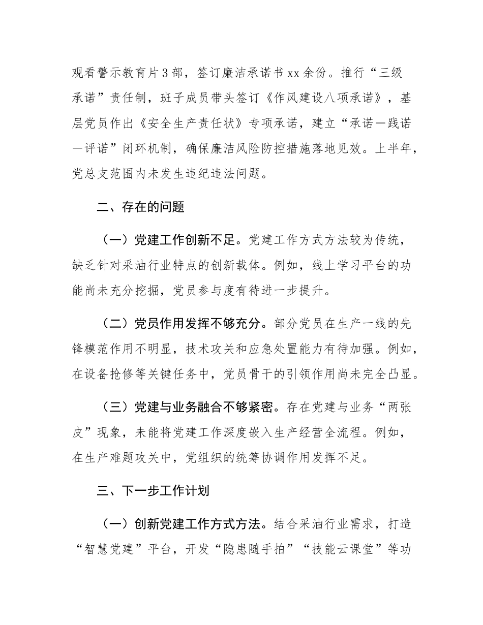 党总支书记2025年上半年述职报告.docx_第3页
