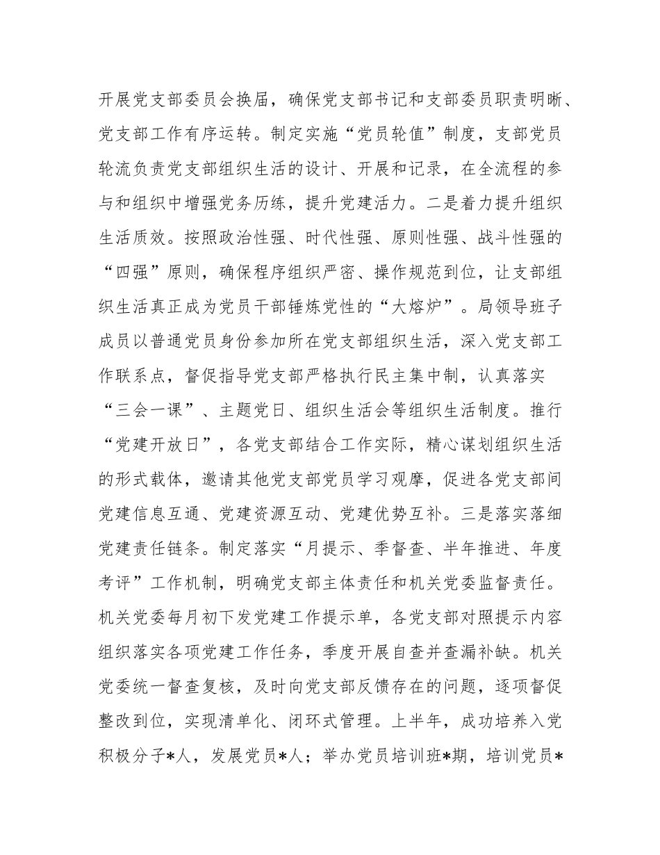 某党支部2025年上半年工作总结及下半年工作计划.docx_第3页