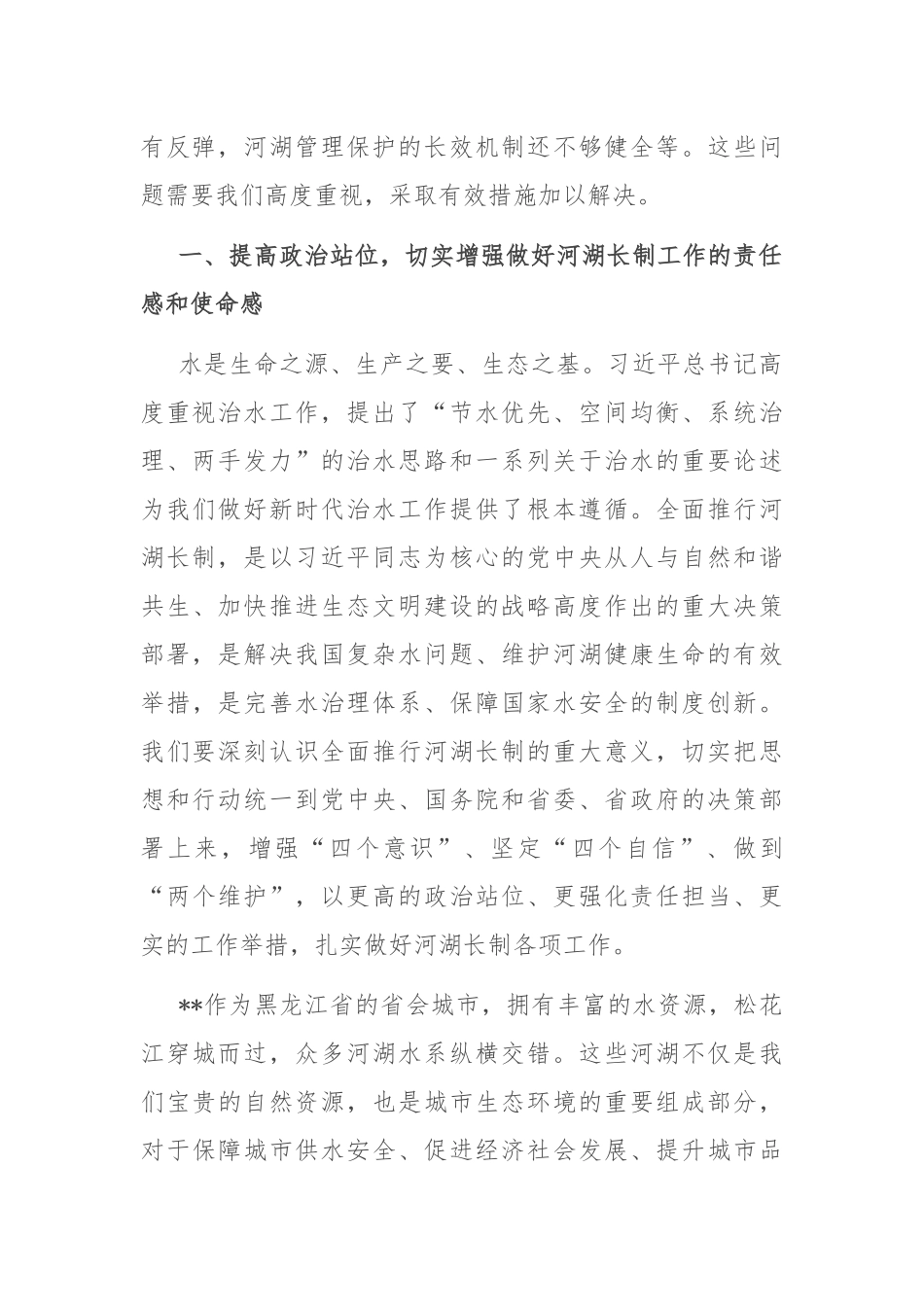 在2025年全市总河湖长会议上的讲话.docx_第2页