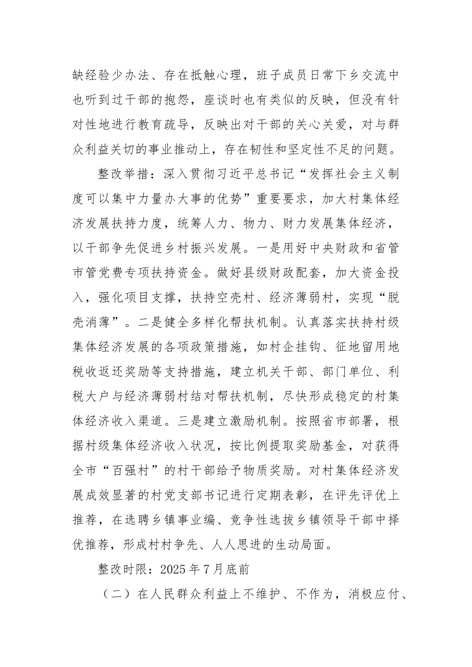 乡镇专题查摆问题清单和整改清单.docx_第2页