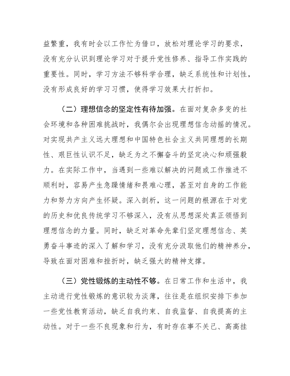 县委副书记、县长党校学习个人党性分析材料.docx_第2页