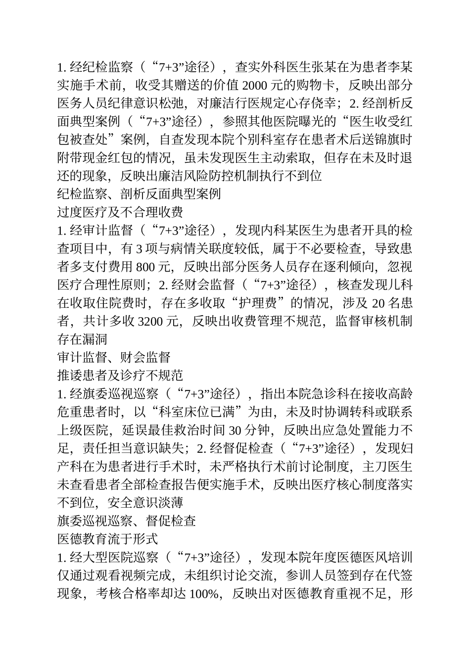 医院医德医风查摆问题清单和集中整治台账.docx_第2页