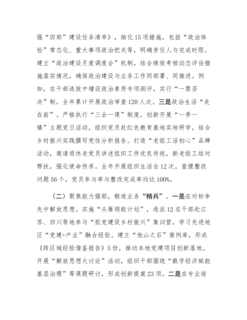 县委组织部2025年上半年工作总结.docx_第2页