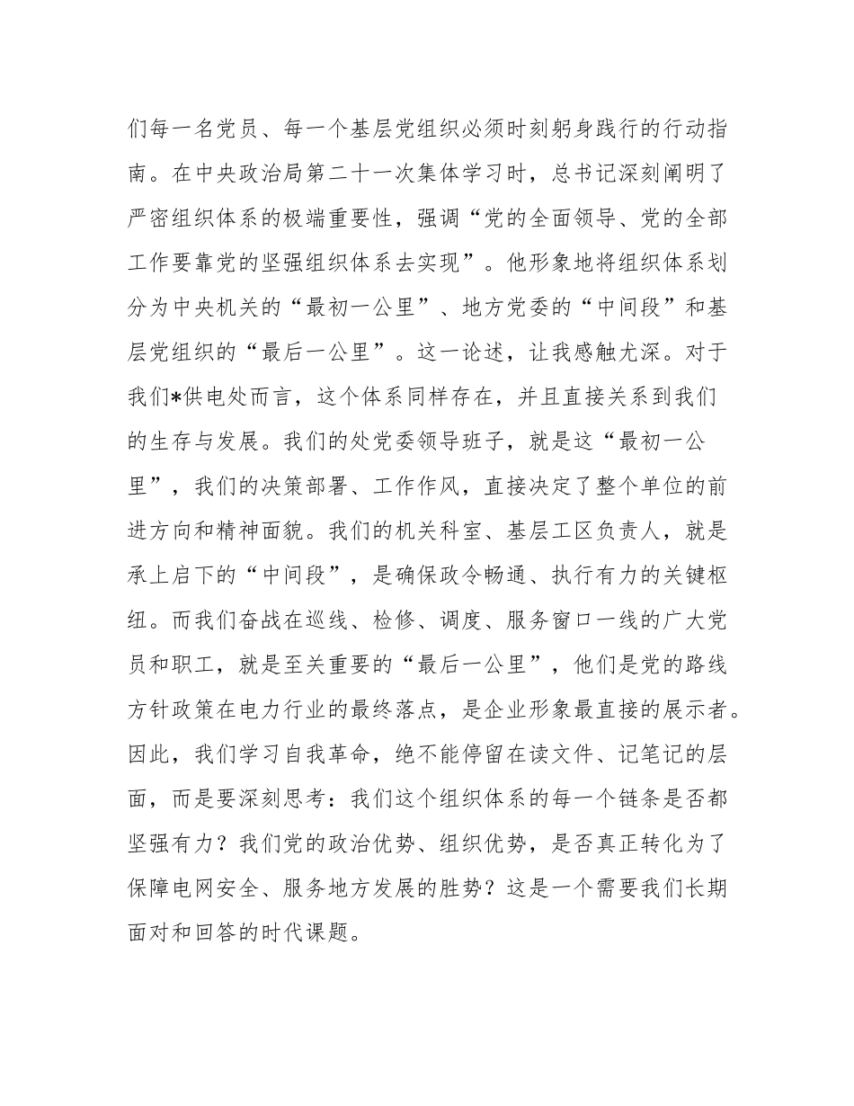 电力企业党委理论学习中心组学习研讨会发言.docx_第2页