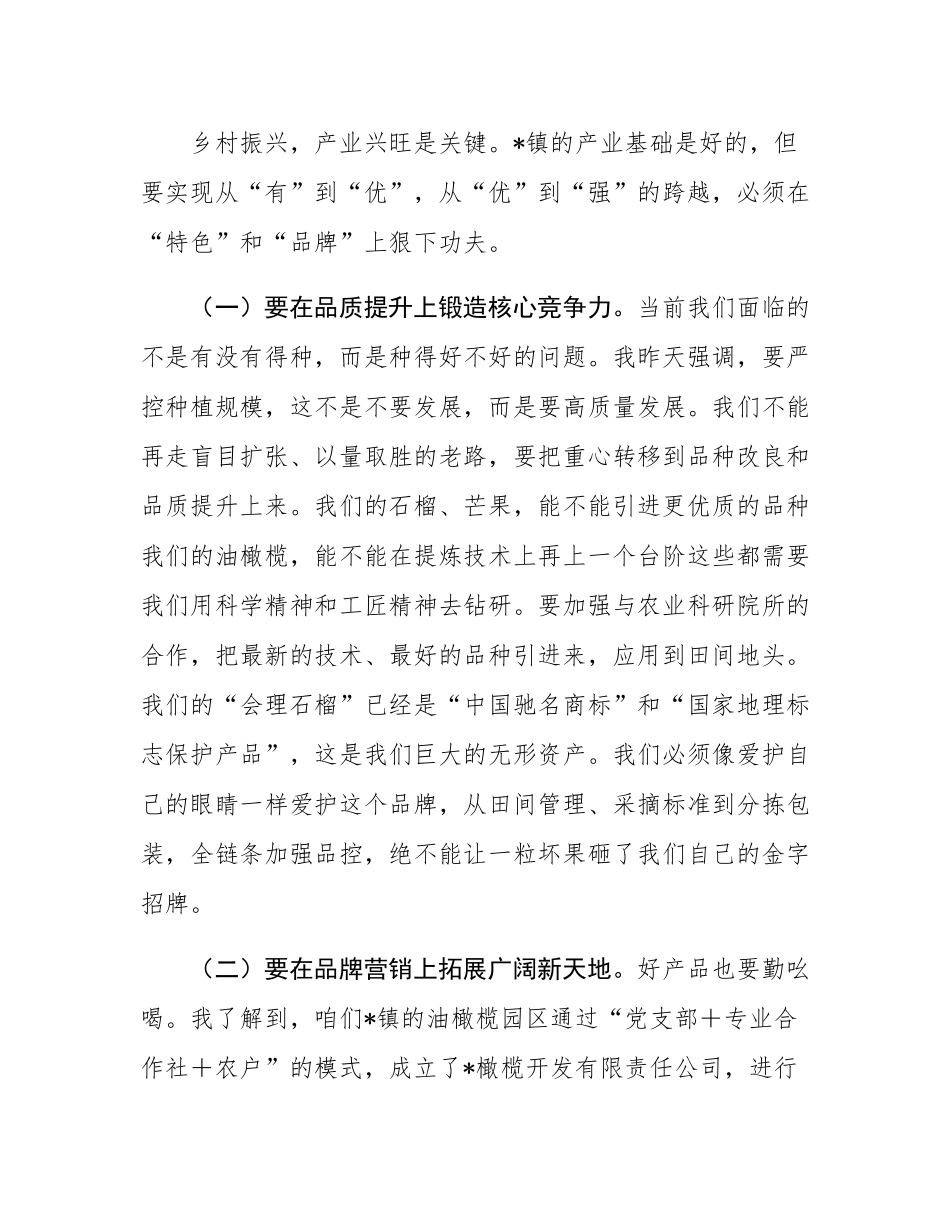 市委书记在2025年乡镇调研座谈会上的讲话.docx_第2页