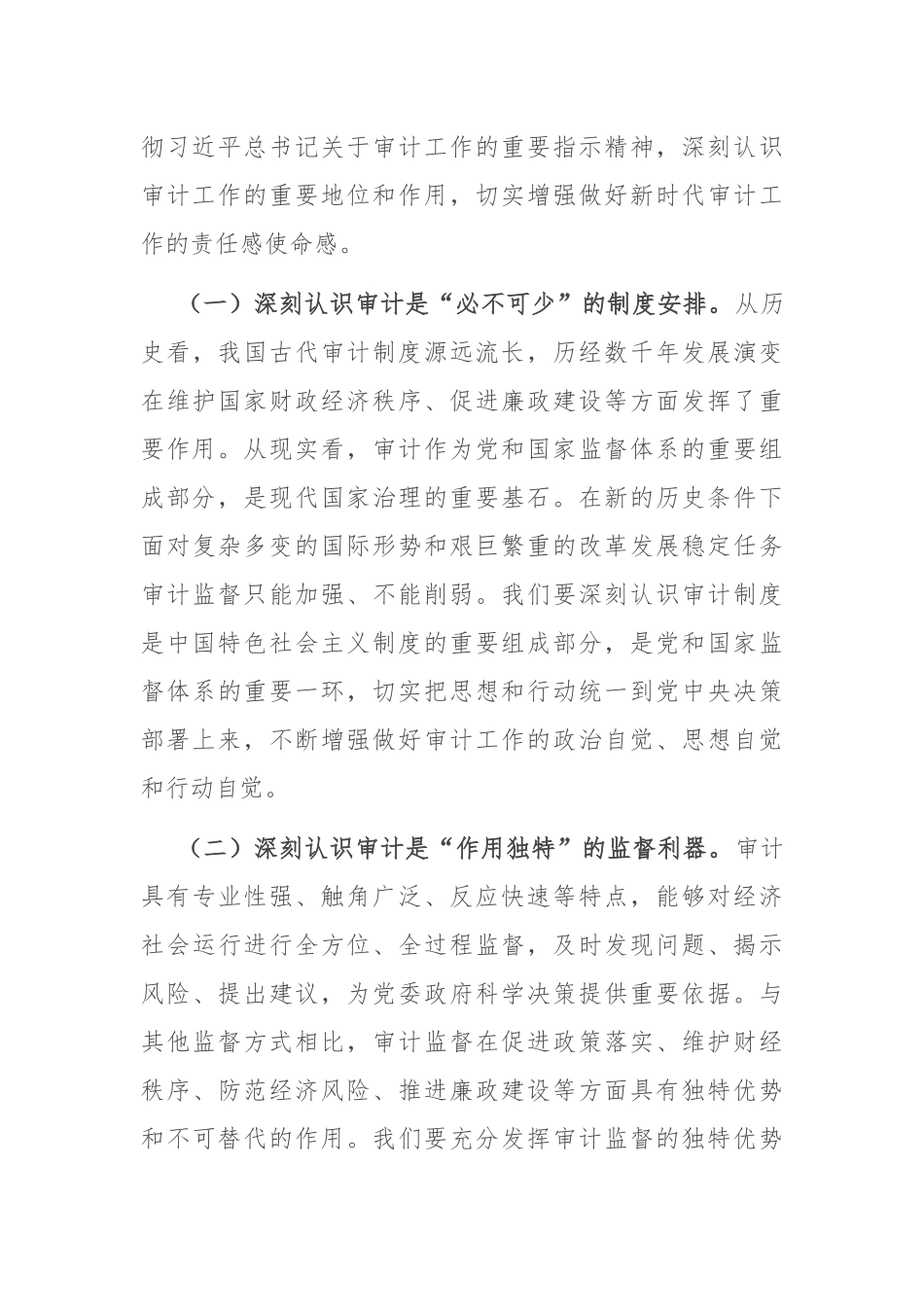 书记在2025年十二届市委审计委员会第七次会议上的讲话.docx_第3页