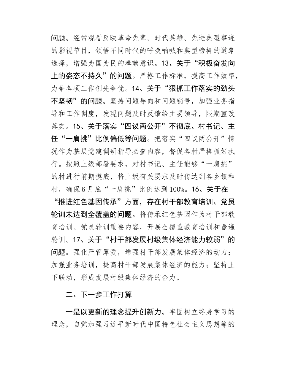 Xx镇乡村振兴工作整改情况报告.docx_第3页