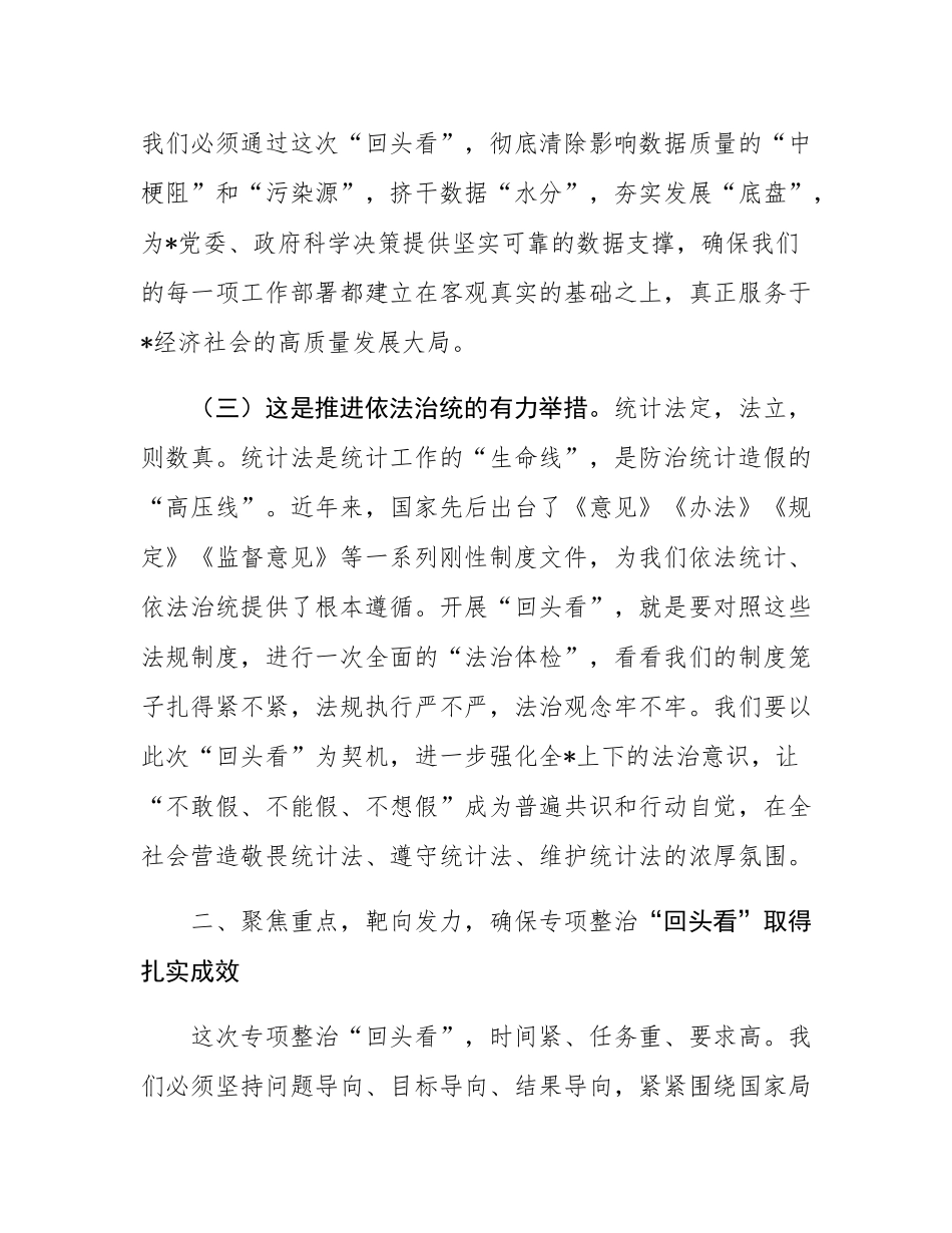 在2025年统计局统计造假专项整治“回头看”动员部署会上的讲话.docx_第3页