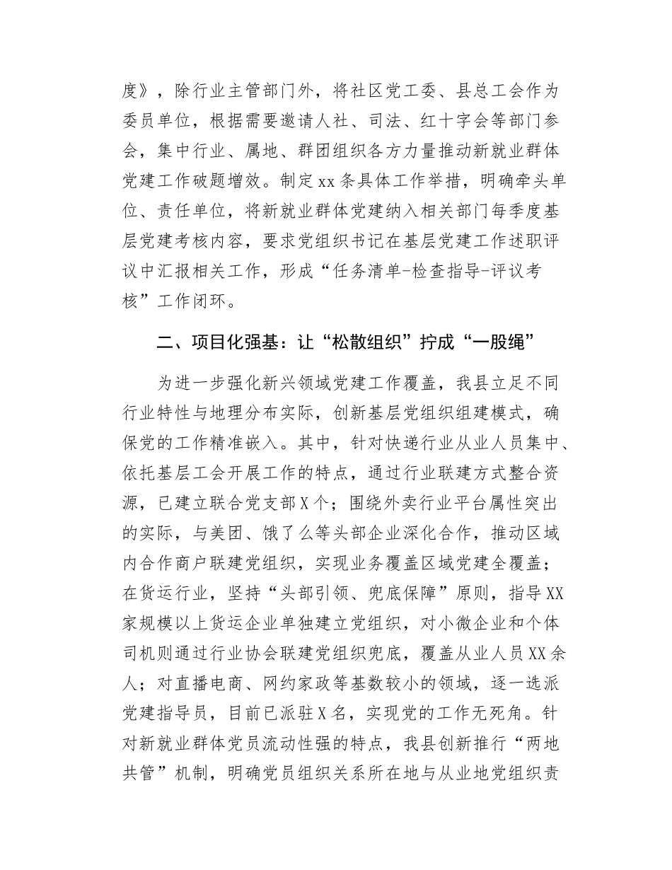 新就业群体党建工作报告.docx_第2页