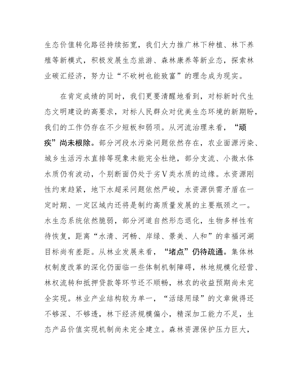 在2025年全市河长制林长制工作推进会上的讲话.docx_第3页