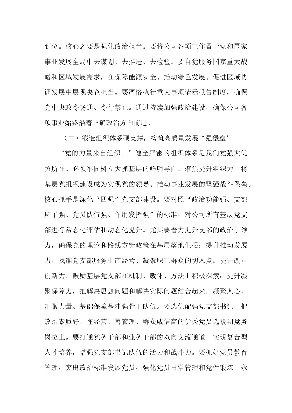 在2025年公司党委年中工作会议上的总结讲话.docx_第3页