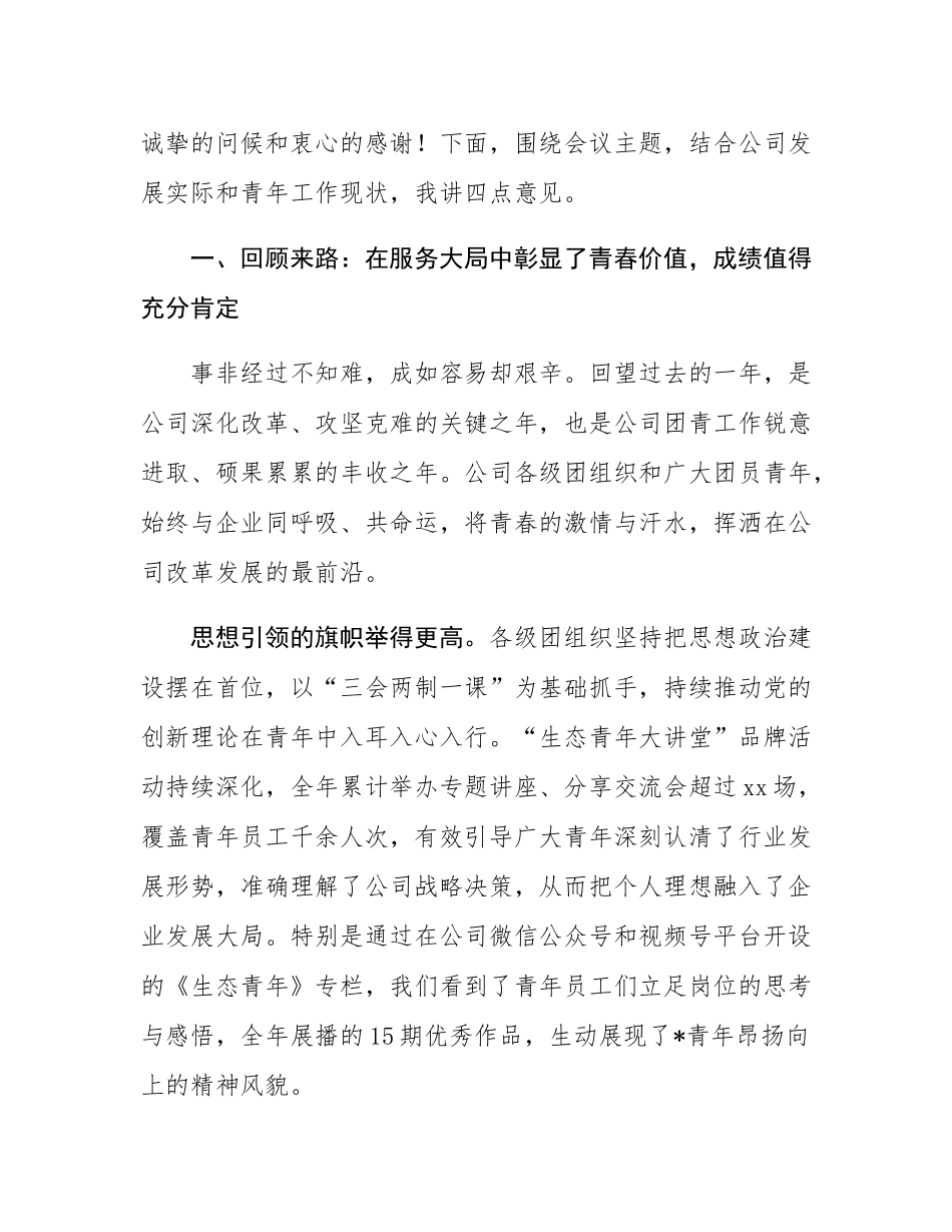 在2025年公司团委一届十四次委员（扩大）会议上的讲话.docx_第2页
