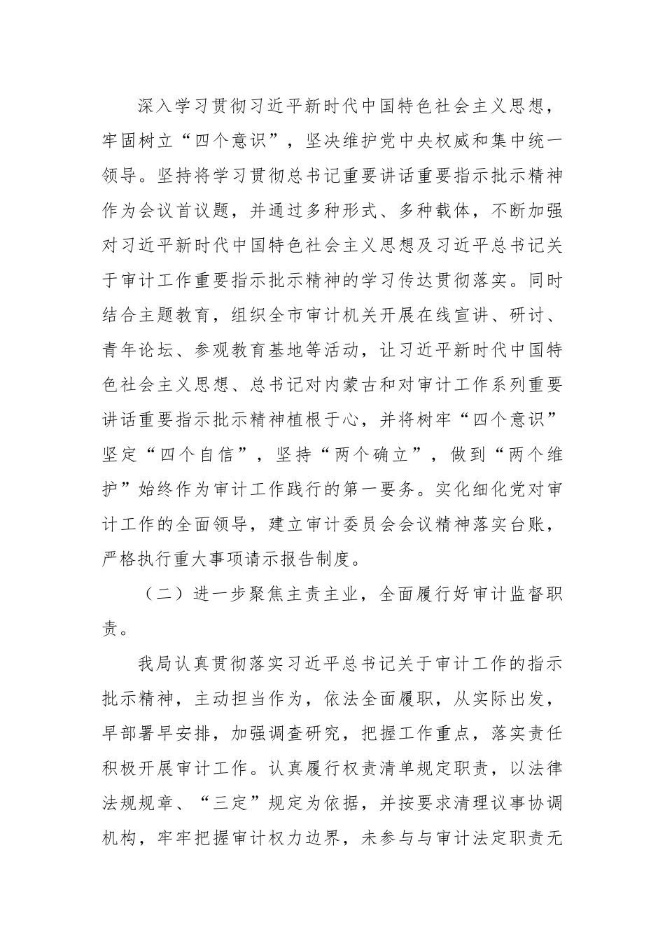 市审计局2023年法治政府建设工作总结和2024年工作计划.docx_第2页