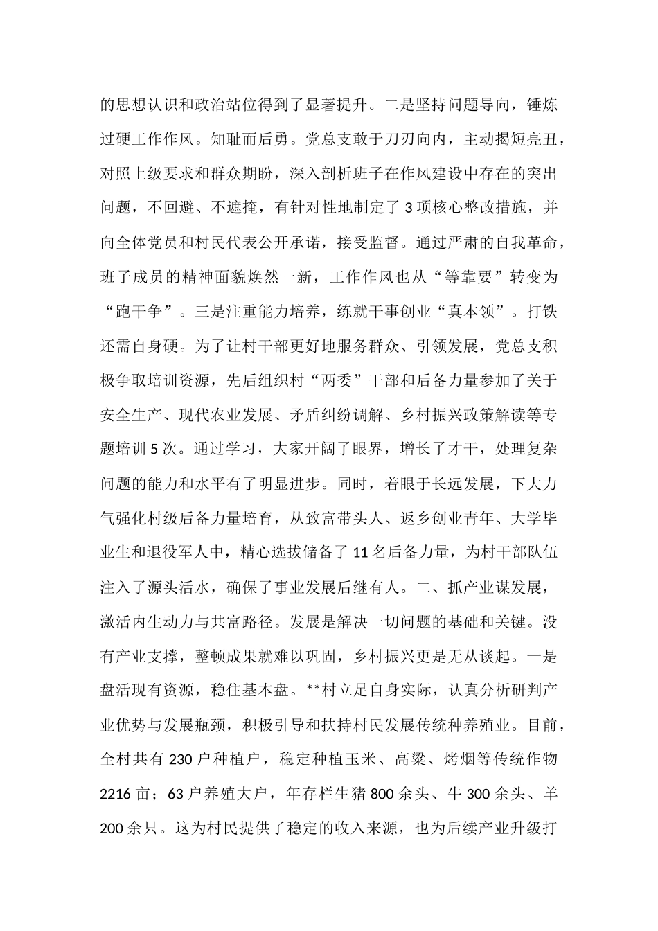 在2025年全市村党组织整顿工作推进会上的经验交流发言.docx_第2页