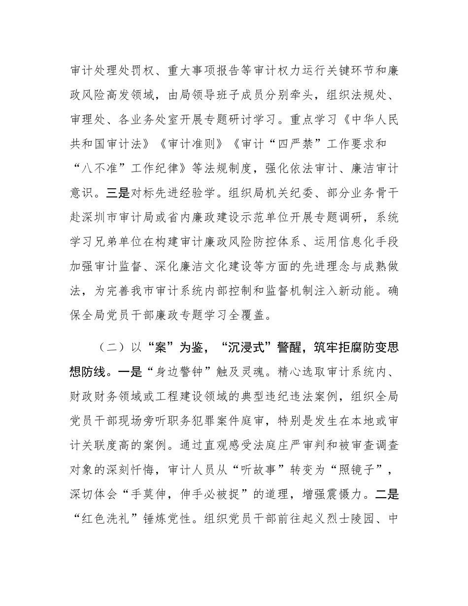 市审计局警示教育活动开展情况总结.docx_第2页