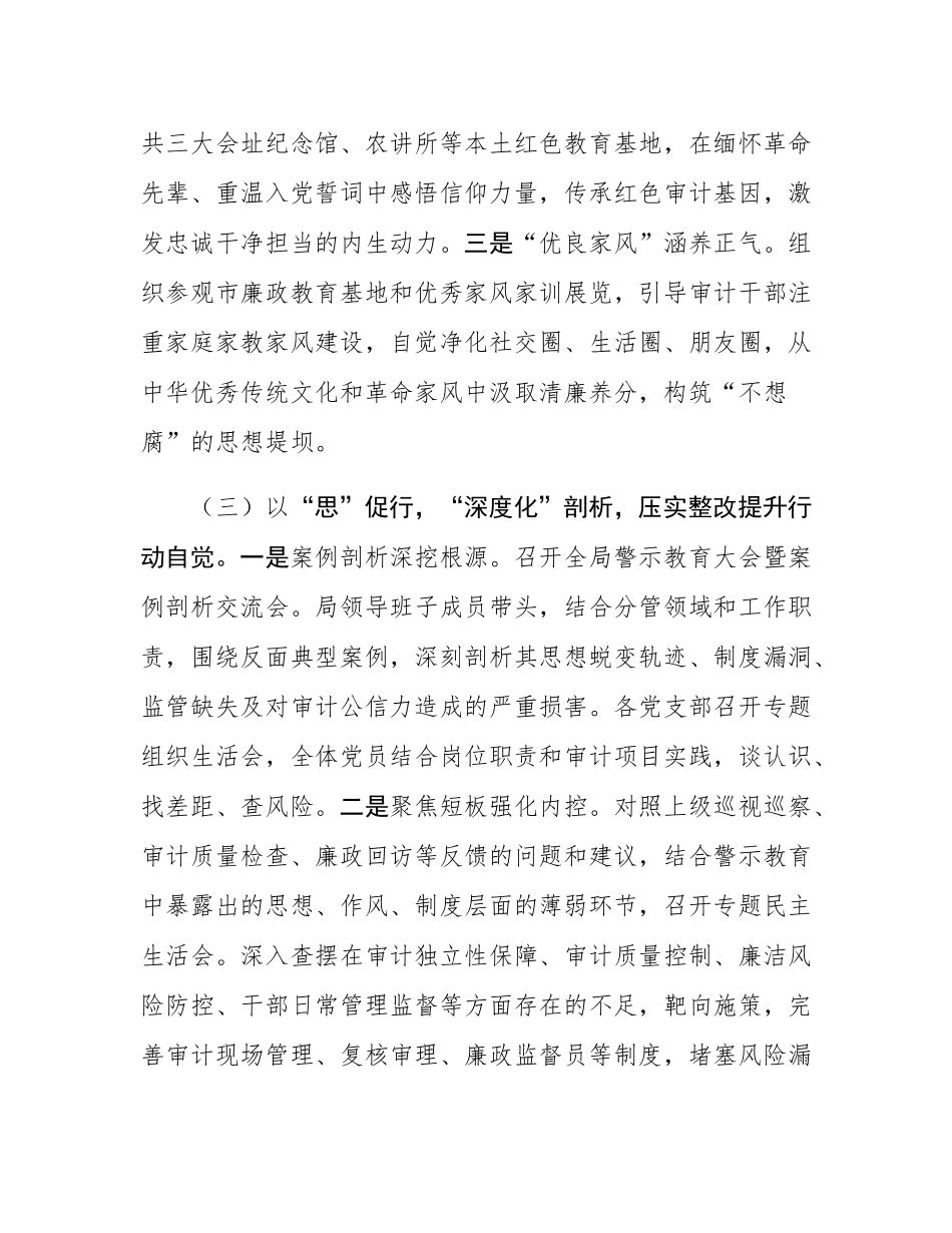 市审计局警示教育活动开展情况总结.docx_第3页