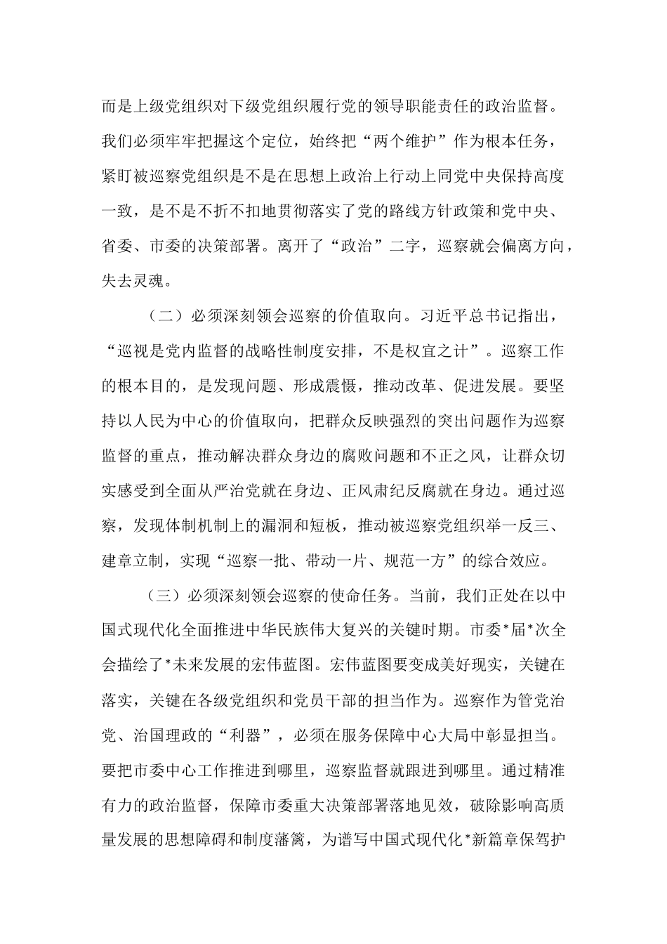 在2025年市委巡察工作动员部署会上的讲话.docx_第2页