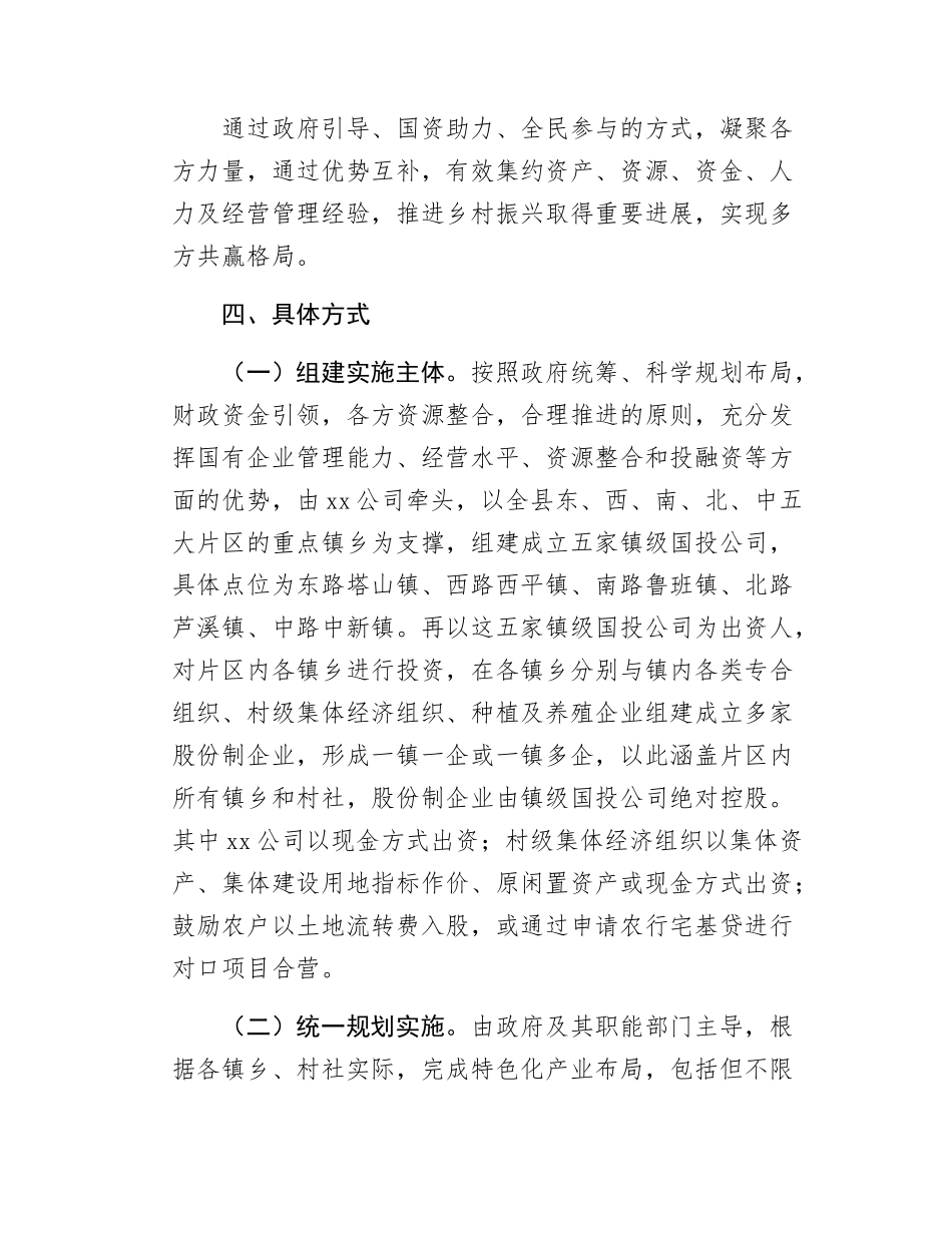 组建镇级国投公司实施方案.docx_第2页