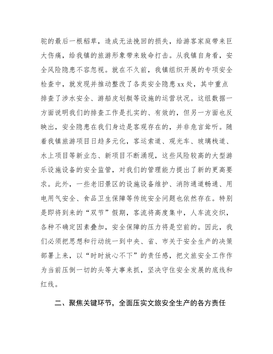 在2025年全镇文旅企业安全工作部署会议上的讲话.docx_第3页